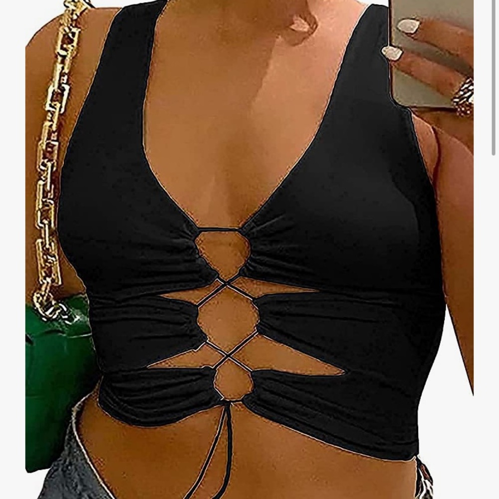 Black Strappy Top